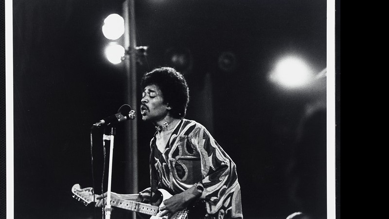 Fotografia de Jimi Hendrix que estará na exposição <i>Hear my Train a Comin´: Hendrix Hits London</i>. - Divulgação