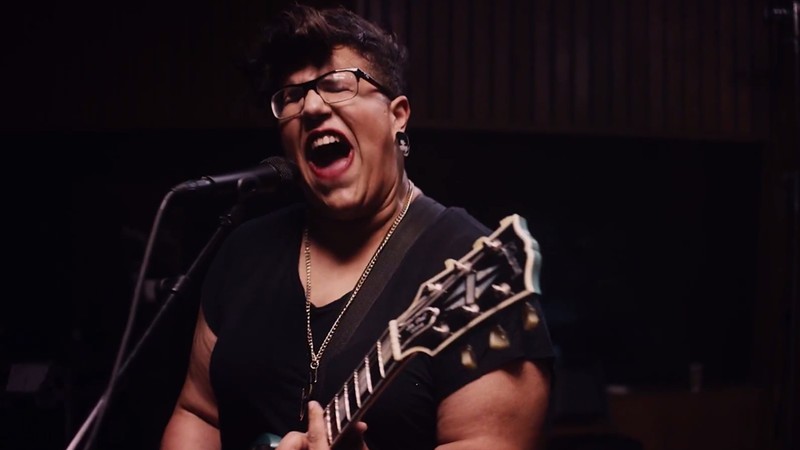 Brittany Howard em cena do clipe ao vivo de “Don’t Wanna Fight”, do Alabama Shakes - Reprodução/Vídeo