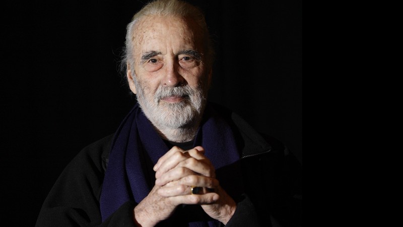 O ator Christopher Lee - AP/Joel Ryan