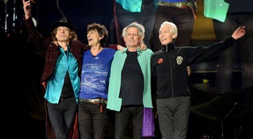 Os Rolling Stones em show da turnê <i>Zip Code</i> - Reprodução/Facebook