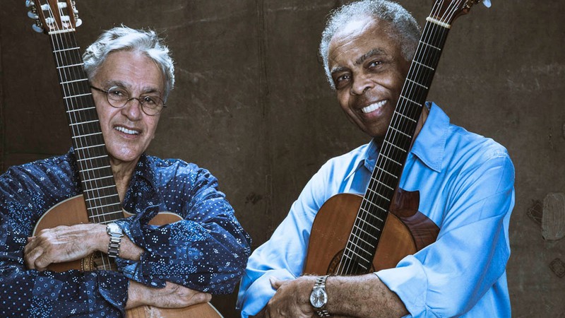 Caetano Veloso e Gilberto Gil em foto de divulgação da turnê <i>Dois Amigos, Um Século de Música</i> - Divulgação