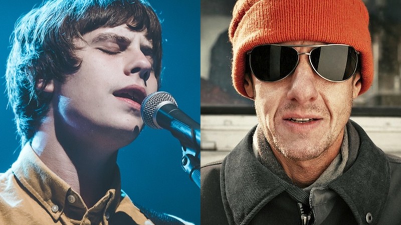 Jake Bugg (esq.) e Mike D, do Beastie Boys - Montagem/Divulgação