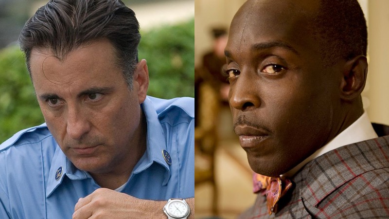 Os atores Andy Garcia e Michael K. Williams - Reprodução