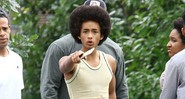 Jaden Smith durante as filmagens de <i>The Get Dwon</i> - Reprodução/ Facebook