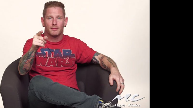 Corey Taylor em mensagem gravada para Kanye West. - Reprodução/Vídeo