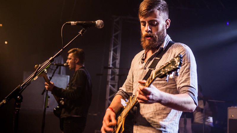 A banda brasiliense Scalene durante apresentação no festival Rock Works - Luringa/Divulgação