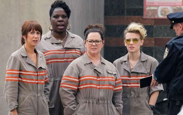 Kristen Wiig, Leslie Jones, Melissa McCarthy e Kate McKinnon: o elenco de <i>Ghostbusters</i> 
 - Reprodução/Neogaf