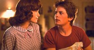 Lea Thompson e Michael J. Fox em De Volta Para o Futuro - Reprodução