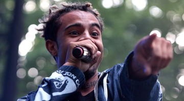 Rapper Vic Mensa durante show em maio deste ano, nos Estados Unidos - Owen Sweeney/AP