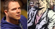 O ator Jim Parrack e o personagem dos quadrinhos Jonny Frost - Reprodução