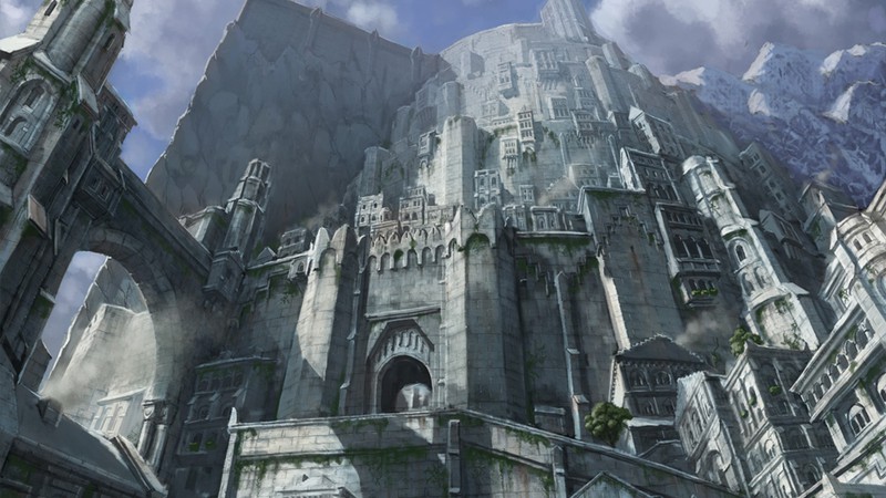 Minas Tirith, cidade fictícia de <i>O Senhor dos Anéis</i> - Reprodução