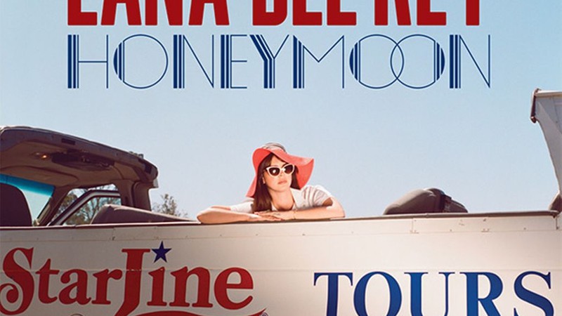 Capa de <i>Honeymoon</i>, novo disco de Lana Del Rey - Reprodução