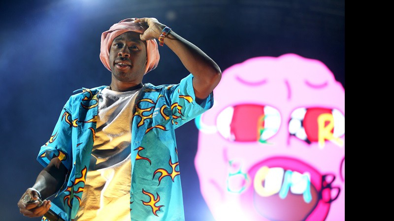 Tyler, the Creator durante o Coachella 2015. - Rich Fury/AP 