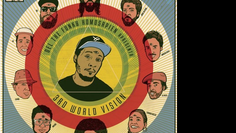 Capa do álbum <i>Third World Vision</i>, de Del The Funky Homosapien. - Divulgação