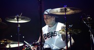 Travis Barker no Coachella 2015. - Scott Roth/AP 