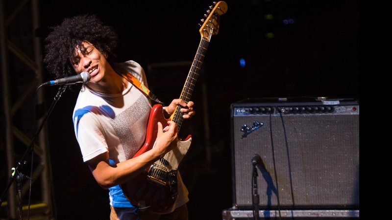 O quarteto goiano Boogarins no festival Rock Works de 2015 - Pedro Amora