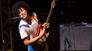 O quarteto goiano Boogarins no festival Rock Works de 2015 - Pedro Amora