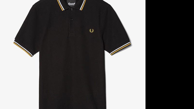 Camisa da coleção da Fred Perry com a Marshall - Divulgação