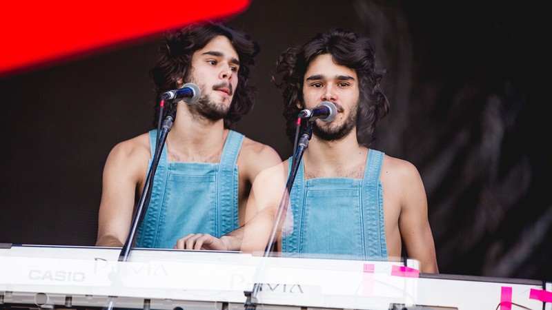 Dônica com Arthur Verocai no palco Sunset do Rock in Rio 2015 - I Hate Flash/Divulgação