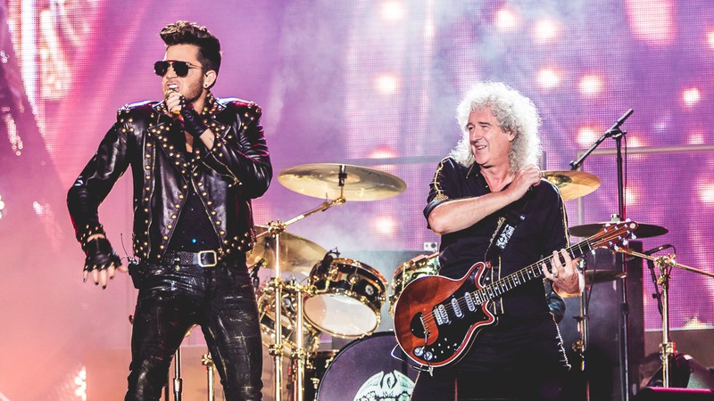 Queen com Adam Lambert encerrando o primeiro dia de Rock in Rio 2015 - I Hate Flash/Divulgação