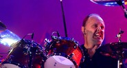 Lars Ulrich com o Metallica no Rock in Rio 2015 - Glaucio Burle/Estácio/Divulgação