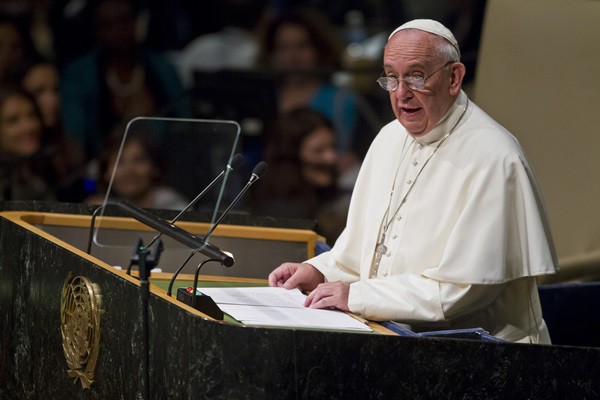 Papa Francisco na ONU. - AP