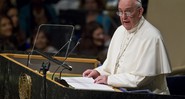 Papa Francisco na ONU. - AP