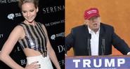 Jennifer Lawrence Donald Trump - AP