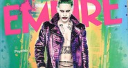 Jared Leto como Coringa em <i>Esquadrão Suicida</i>, estampando a capa da revista <i>Empire</i> - Reprodução