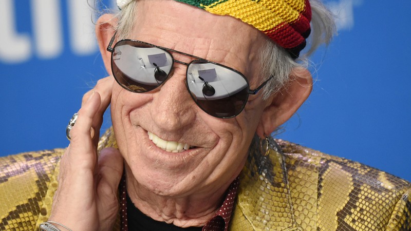 Keith Richards, guitarrista dos Rolling Stones, durante entrevista coletiva em 2015 - Evan Agostini/AP