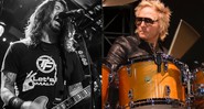 Dave Grohl, do Foo Fighters, e Matt Sorum, do Guns N' Roses - Montagem/Reprodução/Facebook