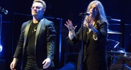 A cantora Patti Smith em apresentação do U2 na 02 Arena, em Londres, em 2015 - Rex Features/AP