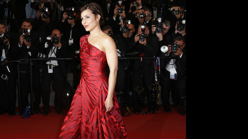 A atriz Noomi Rapace em Cannes.  - Joel Ryan/AP