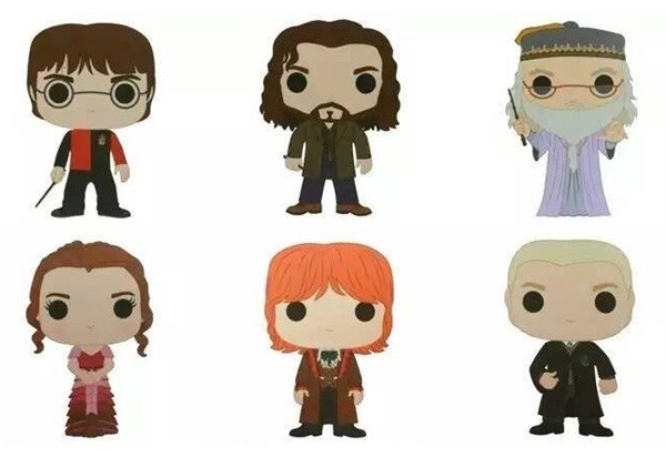 Modelos de bonecos de <i>Harry Potter</i> de vinil - Divulgação