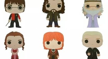 Modelos de bonecos de <i>Harry Potter</i> de vinil - Divulgação