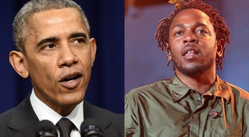 O presidente dos Estados Unidos Barack Obama e o rapper da Califórnia Kendrick Lamar - Susan Walsh/Owen Sweeney/Montagem/AP