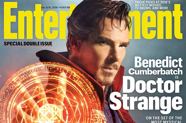 O ator britânico Benedict Cumberbatch na pele do Doutor Estranho - Reprodução/Entertainment Weekly