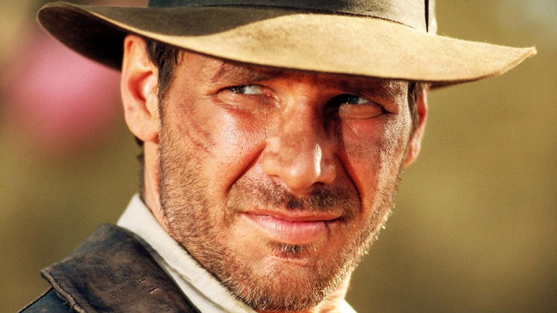 O ator Harrison Ford na pele do protagonista de <i>Indiana Jones</i> - Reprodução