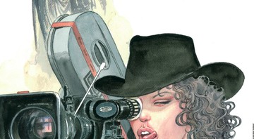 CineManara, ilustração do quadrinista italiano Milo Manara - Divulgação/Manara.it