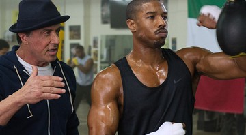 Sylvester Stallone e Michael B Jordan em cena de "Creed", sequência de Rocky - Allstar/Warners 