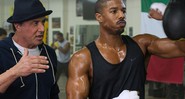 Sylvester Stallone e Michael B Jordan em cena de "Creed", sequência de Rocky - Allstar/Warners 