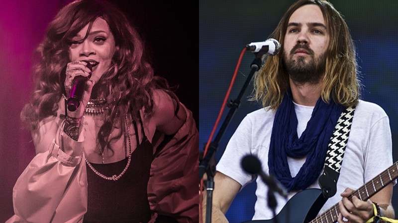 Rihanna e Kevin Parker (Tame Impala) - Raul Aragão/I Hate Flash/Robert Altman/AP