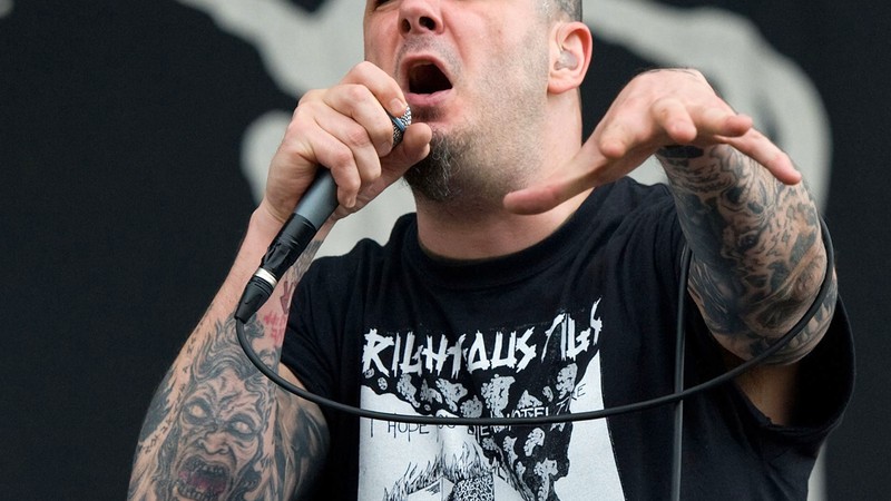 Phil Anselmo, vocalista do Down e ex-vocalista do Pantera - Rex Features/AP