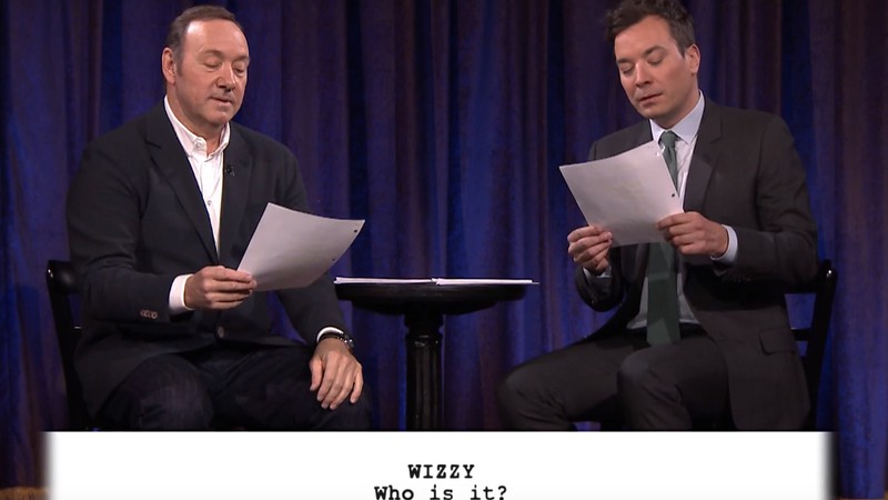 Kevin Spacey e Jimmy Fallon em quadro do programa <i>Tonight Show</i>  - Reprodução/Vídeo