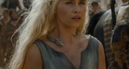 Daenerys Targaryen (Emilia Clarke) em cena do trailer da sexta temporada de <i>Game of Thrones</i> - Reprodução/Vídeo