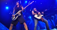 Iron Maiden durante apresentação na HSBC Arena, no Rio de Janeiro, com a turnê do disco <i>The Book of Souls</i> (2015) - Jacson Vogel