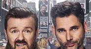 Ricky Gervais e Eric Bana no pôster do filme <i>Special Correspondents</i> , produção original da Netflix - Reprodução