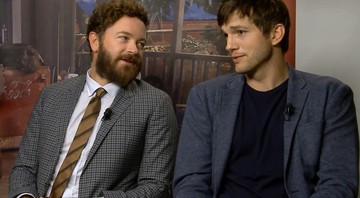 Ashton Kutcher e Danny Masterson na Argentina, em entrevista sobre a série <i>The Ranch</i> - Reprodução/Vídeo