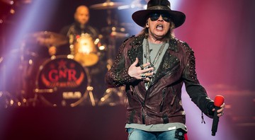 Axl Rose à frente do Guns N' Roses em show de 2014 - RTNKabik/MediaPunch/IPX/AP