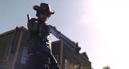 Ao ator Rodrigo Santoro em cena do teaser da série <i>Westworld</i>, da HBO - Reprodução/Vídeo